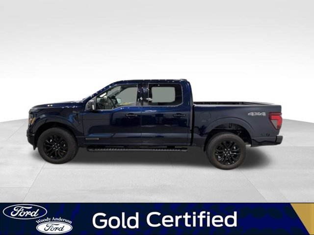 Certified Used 2024 Blue Metallic Ford XLT image 2