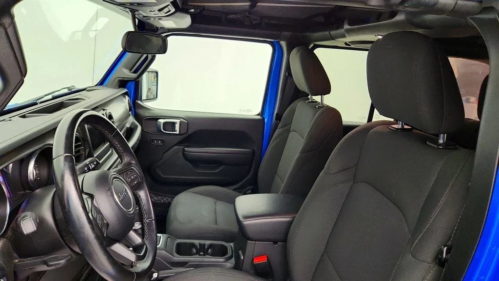 Used 2022 Hydro Blue Pearlcoat Jeep Unlimited Sport S 4x4 image 20
