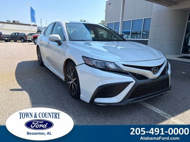 Used 2023 White Toyota SE image 1
