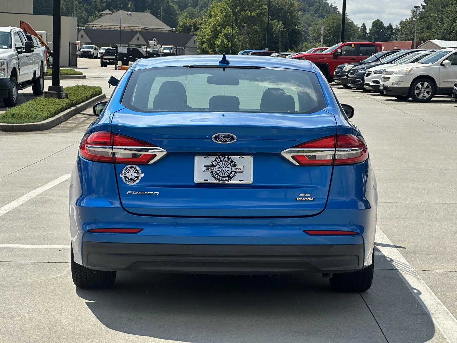 Used 2020 BLUE Ford SE image 6
