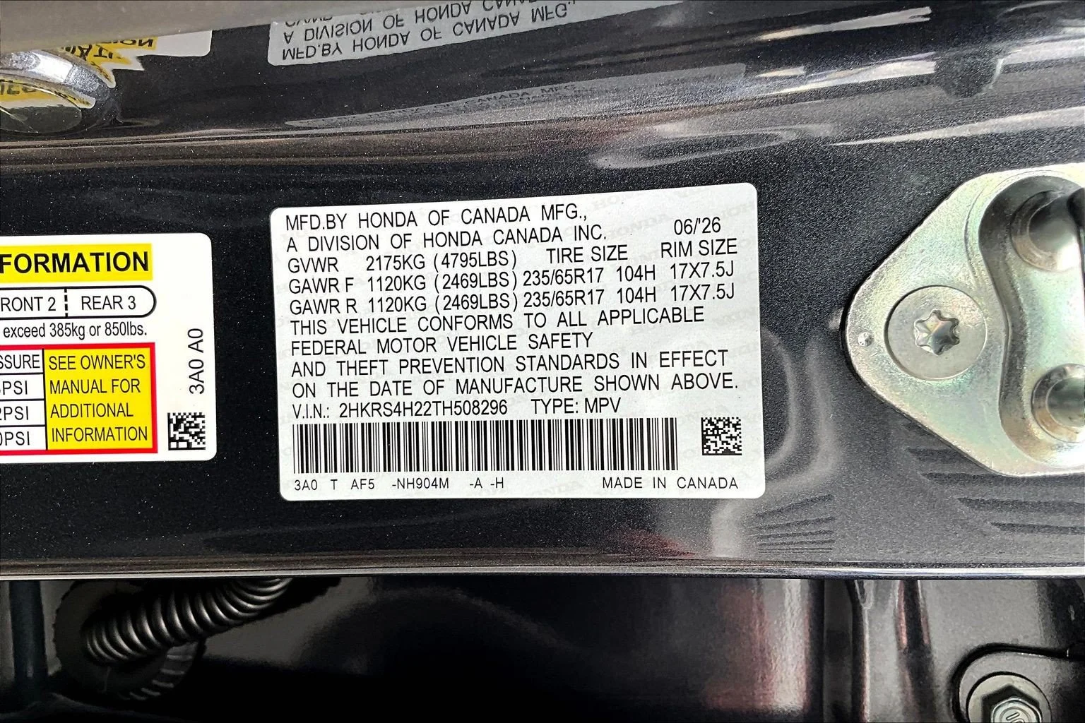 New 2026 Meteorite Gray Metallic Honda LX image 8