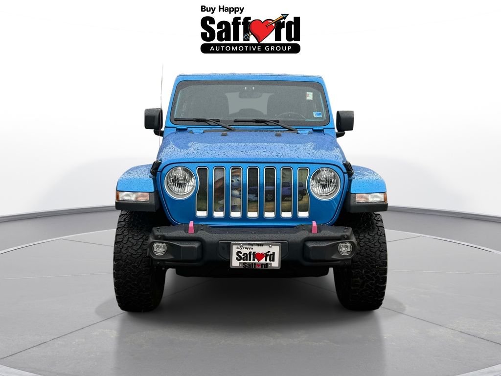 Used 2022 Blue Jeep Unlimited Sahara image 8