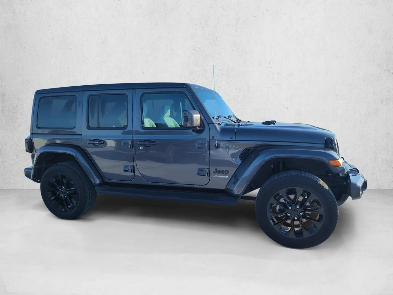 Used 2021 Granite Crystal Me Jeep Unlimited Sahara High Altitude image 4