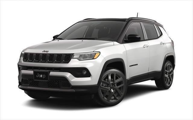 Bright White Clear-Coat Exterior Paint 2026 Jeep Compass SUV / Crossover Four-Wheel Drive
