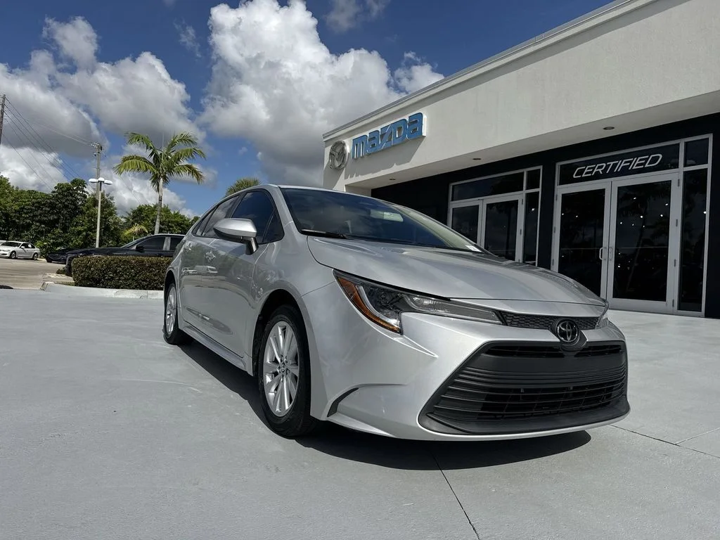Used 2023 Classic Silver Metallic Toyota LE image 30