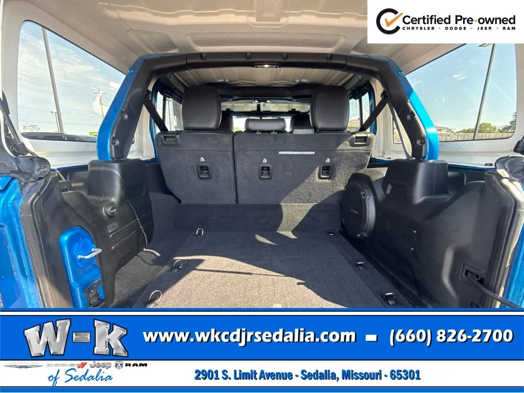 Certified Used 2023 Blue Jeep Sahara 4xe image 26
