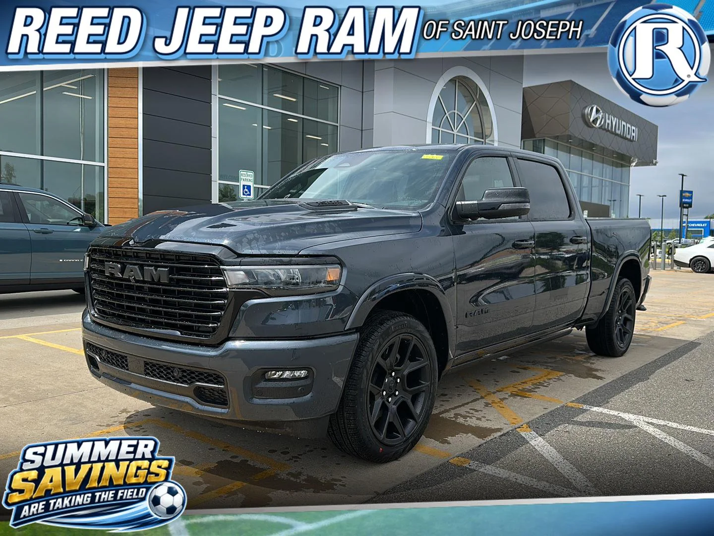 New 2026 Forged Blue Metallic Ram Laramie image 1