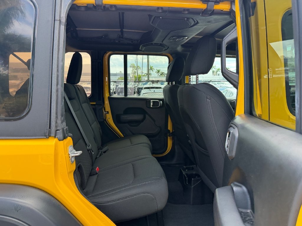 Used 2018 Yellow Jeep Unlimited Sport S image 13