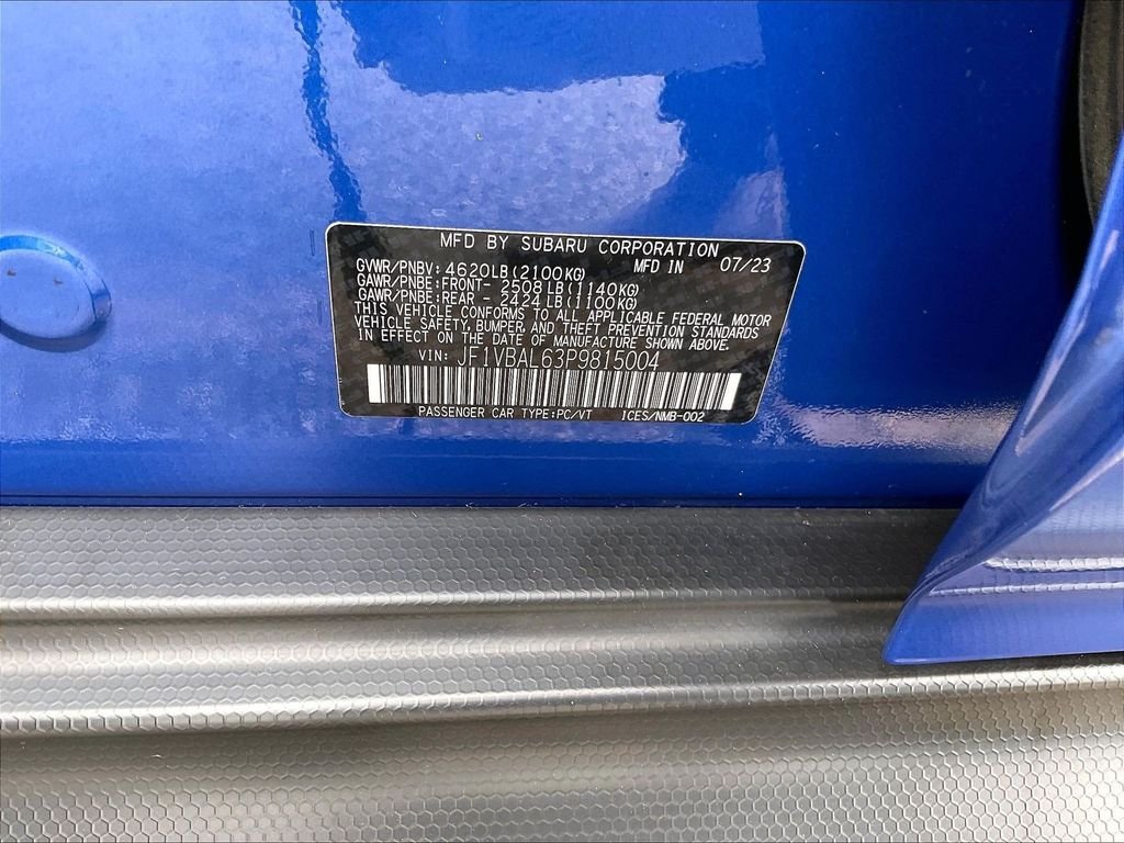Used 2023 Blue Subaru Limited image 36