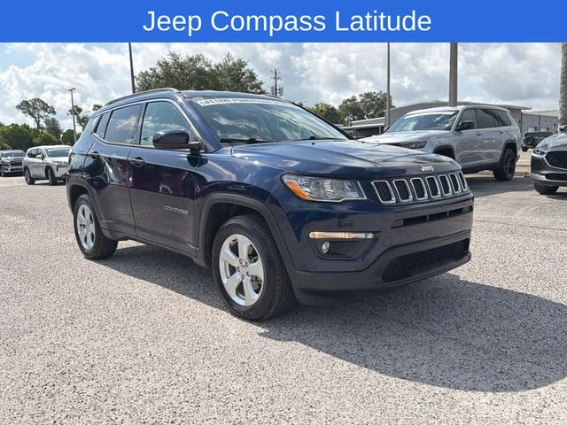 Used 2019 Blue Jeep Latitude image 1