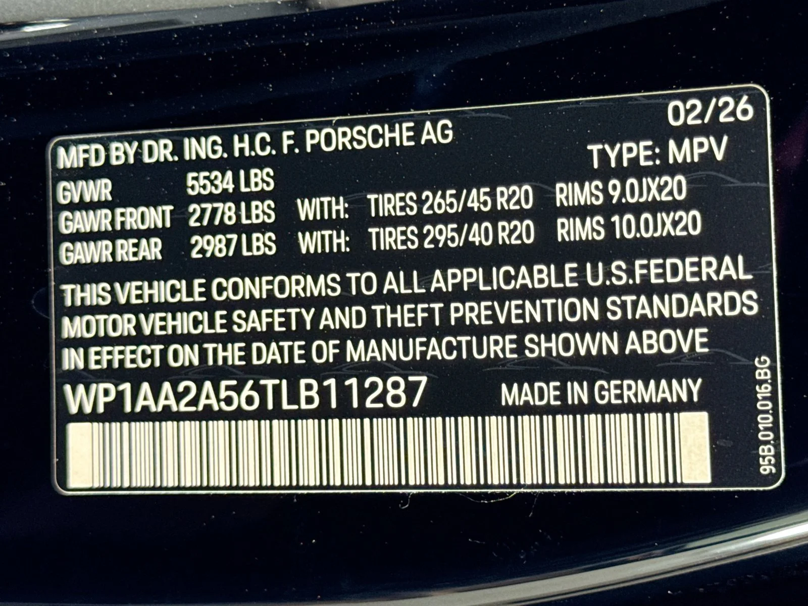 Used 2026 Black Porsche  image 27