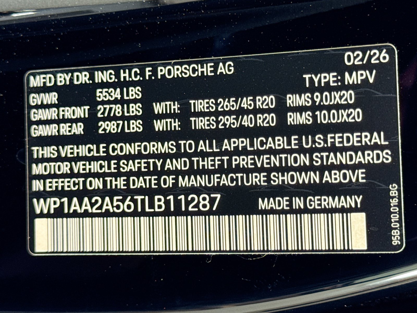 Used 2026 Black Porsche  image 27