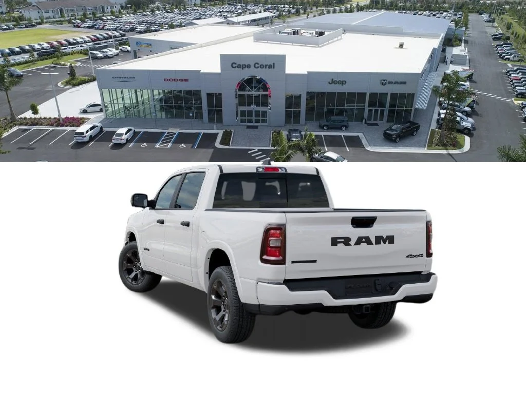 New 2027 Bright White Clear-Coat Exterior Paint RAM Big Horn/Lone Star image 3