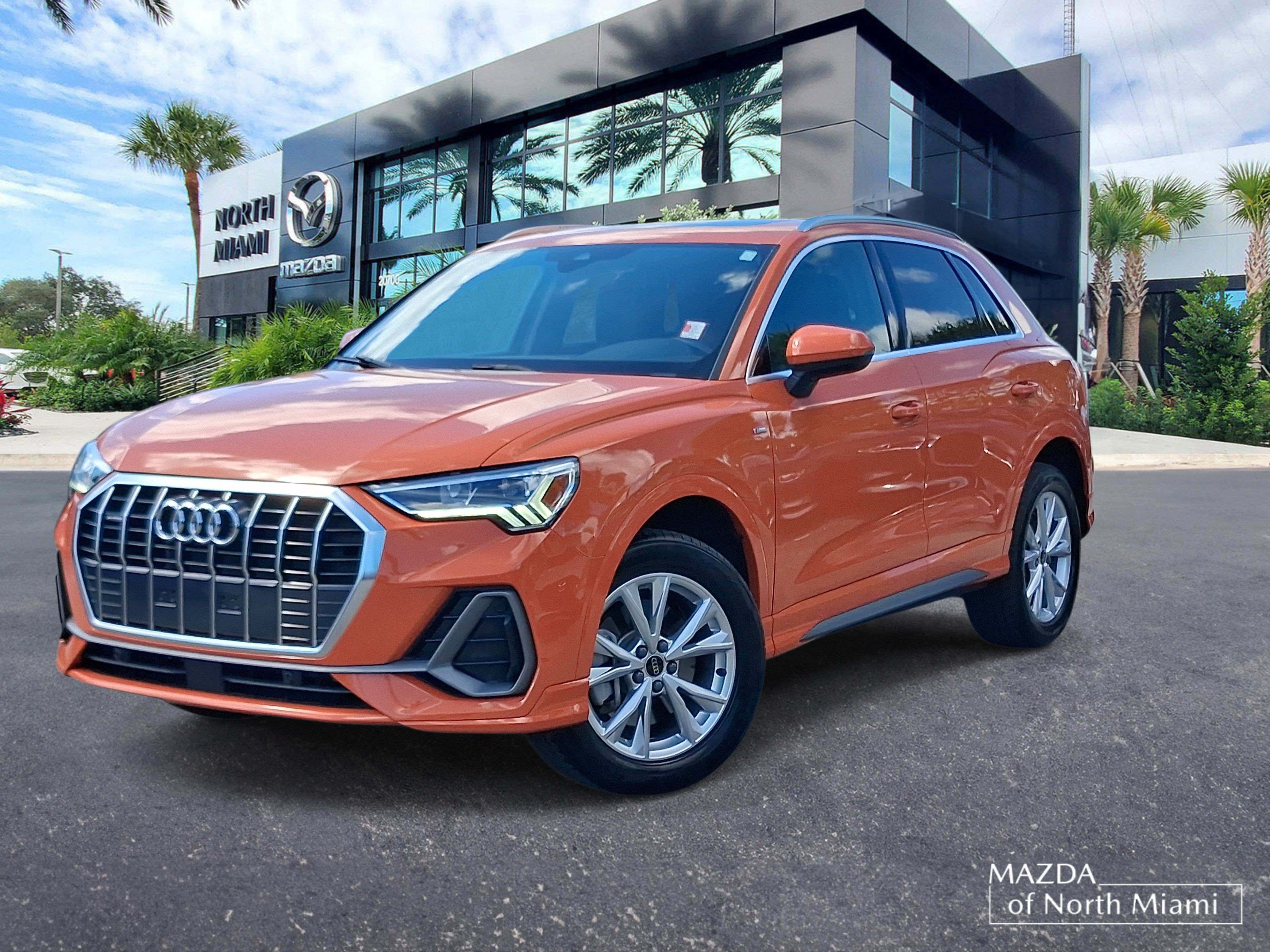 Used 2025 Orange Audi Premium image 1