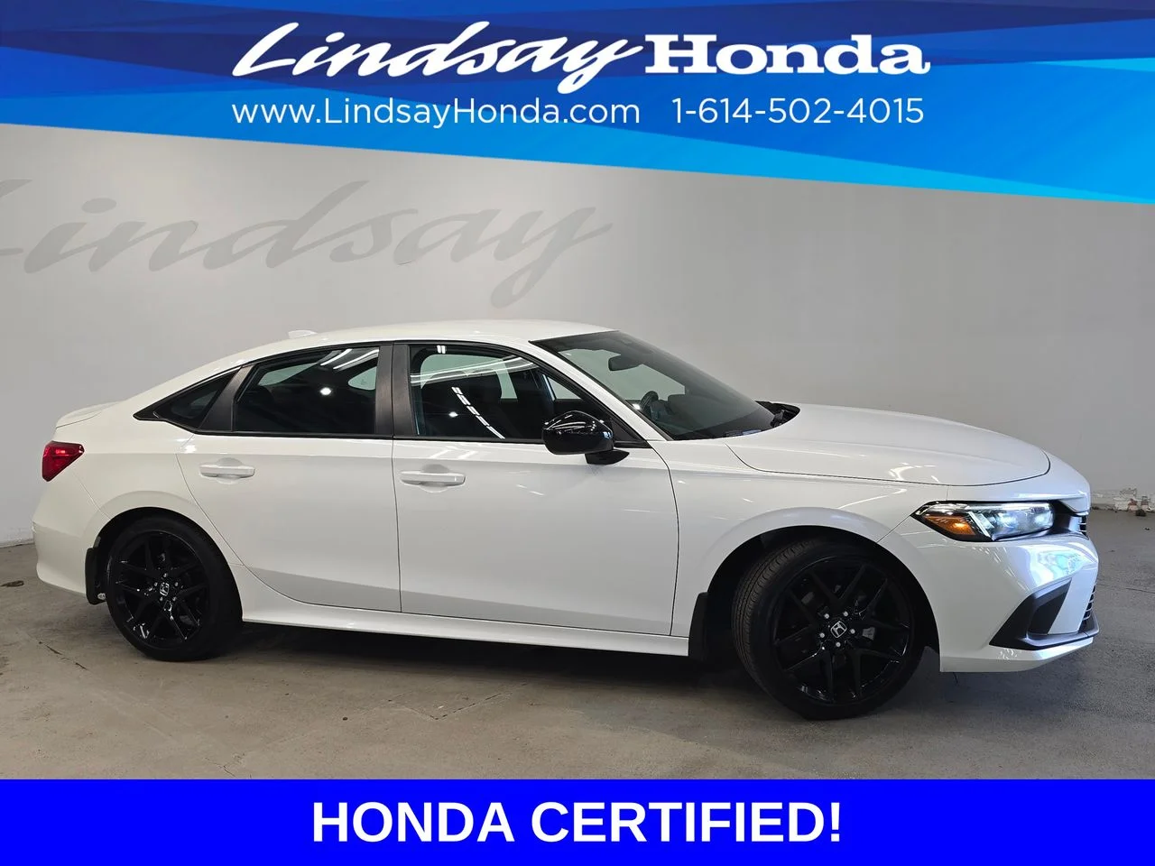 Certified Used 2023 Platinum White Pearl Honda Sport image 3