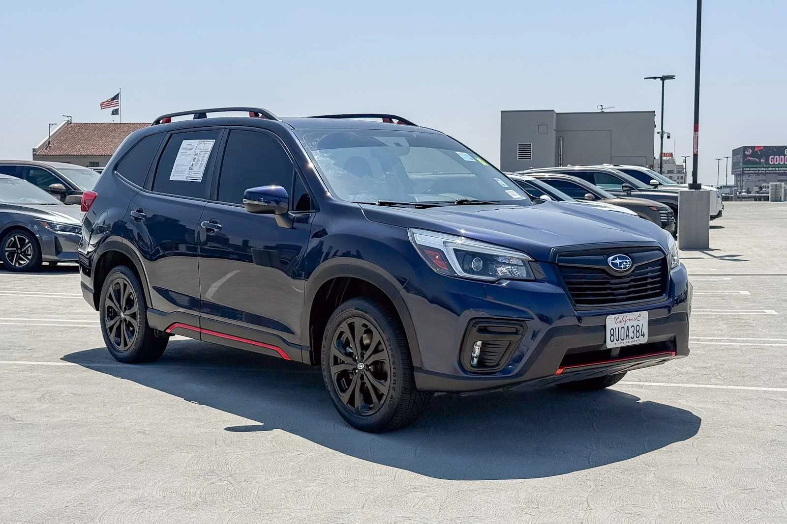 Used 2021 Dark Blue Pearl Subaru Sport image 3