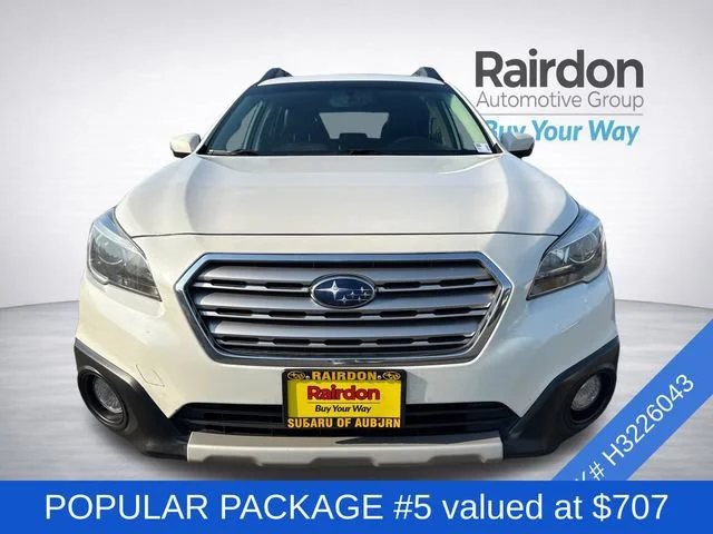 Used 2017 Crystal White Pearl Subaru Limited image 2