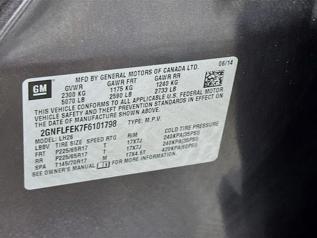 Used 2015 Tungsten Metallic Chevrolet LT image 27