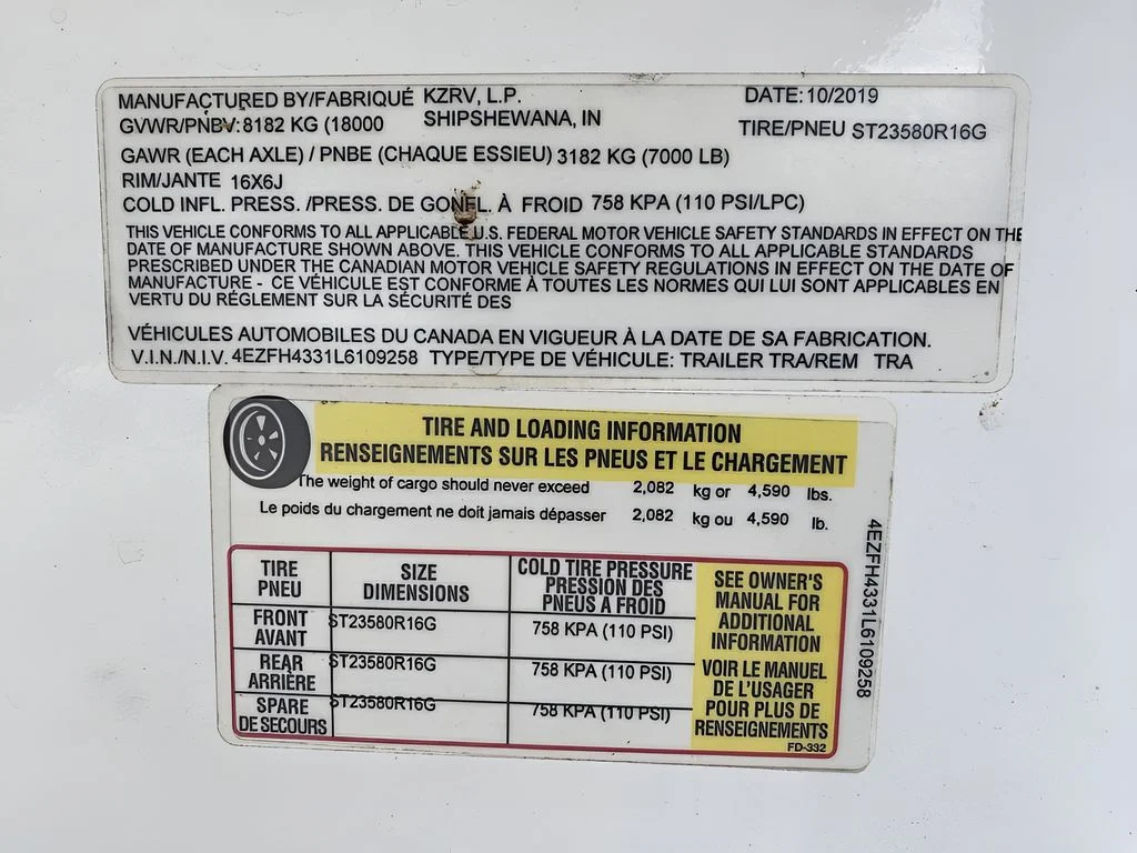 Used 2020 White KZ-RV  image 99