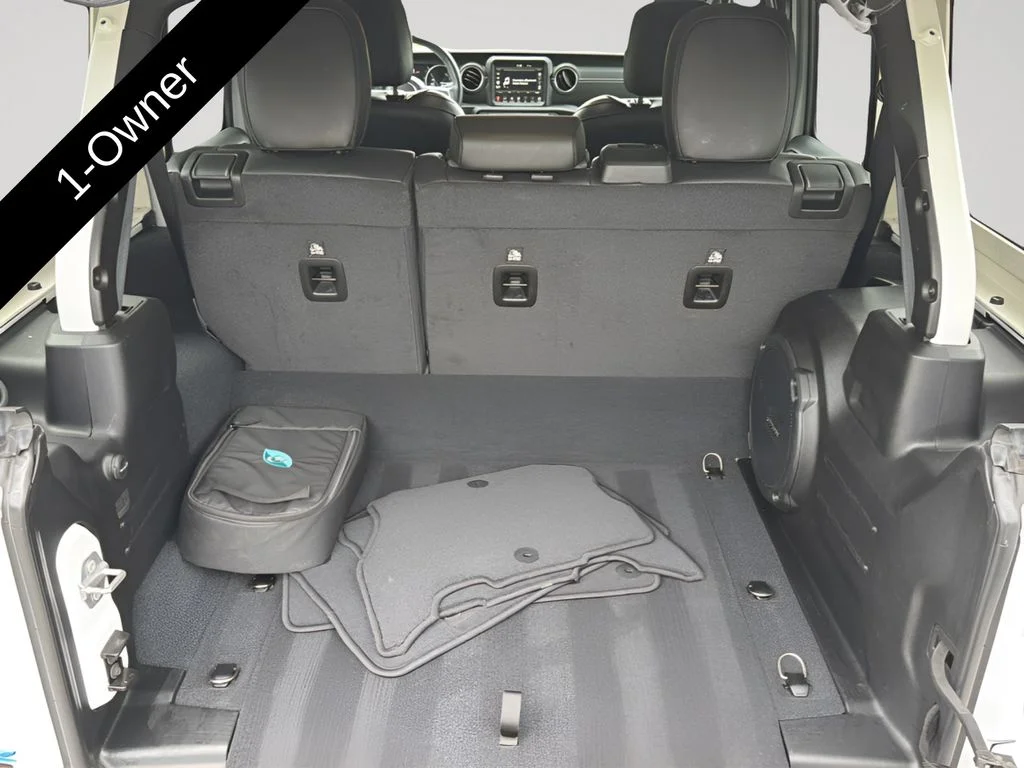 Used 2023 Bright White Clearcoat Jeep Sahara 4xe image 48