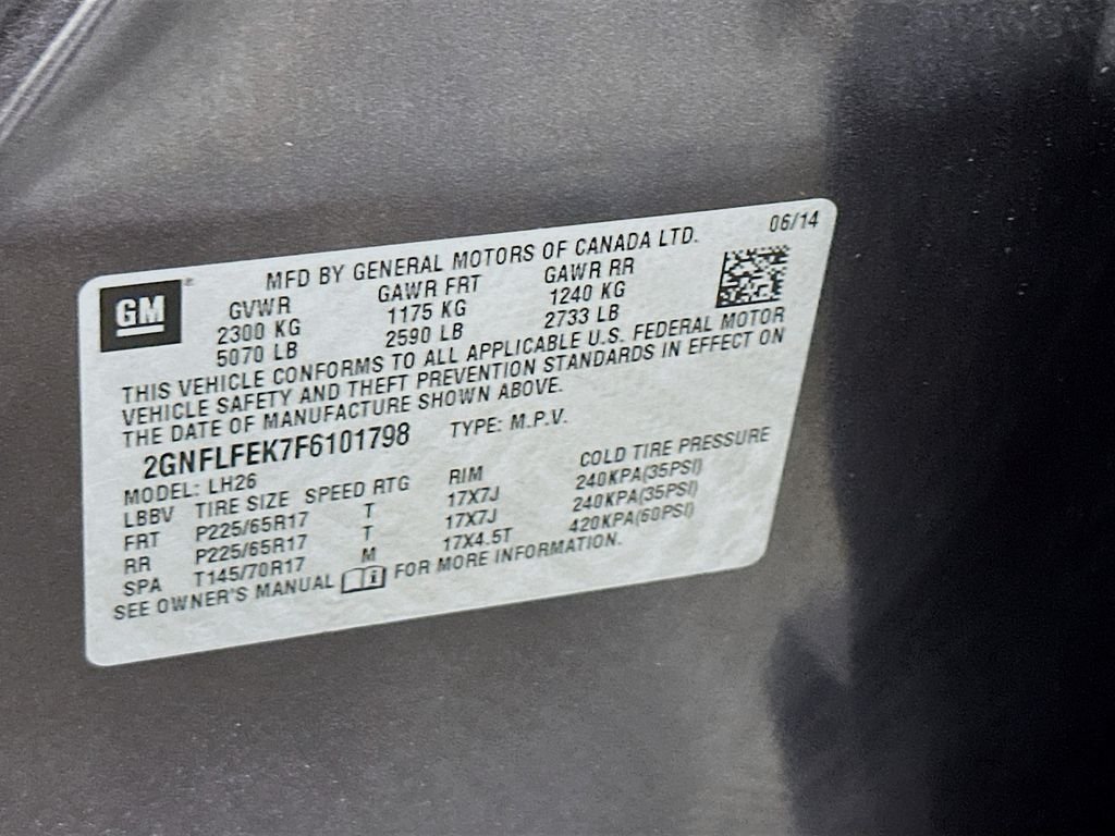 Used 2015 Tungsten Metallic Chevrolet LT image 27