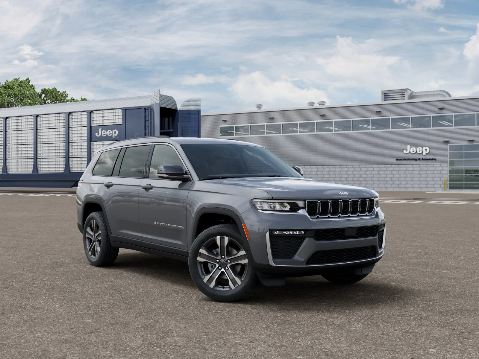 New 2027 Sting-Gray Clear-Coat Paint Jeep Limited image 3