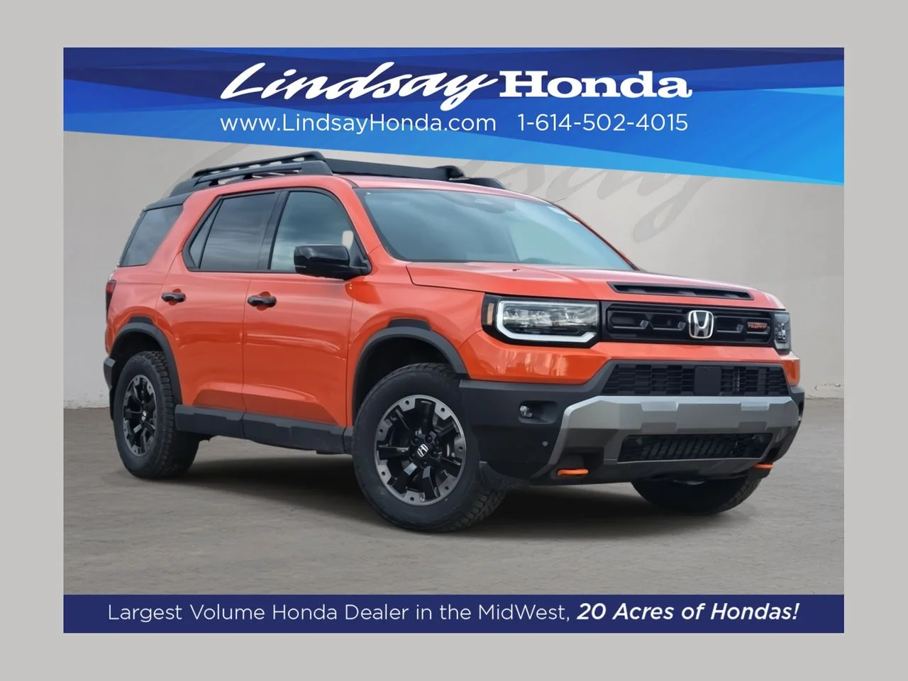 New 2026 Sunset Orange Honda TrailSport Elite image 1