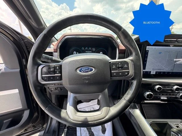 Used 2022 Agate Black Metallic Ford Lariat image 15