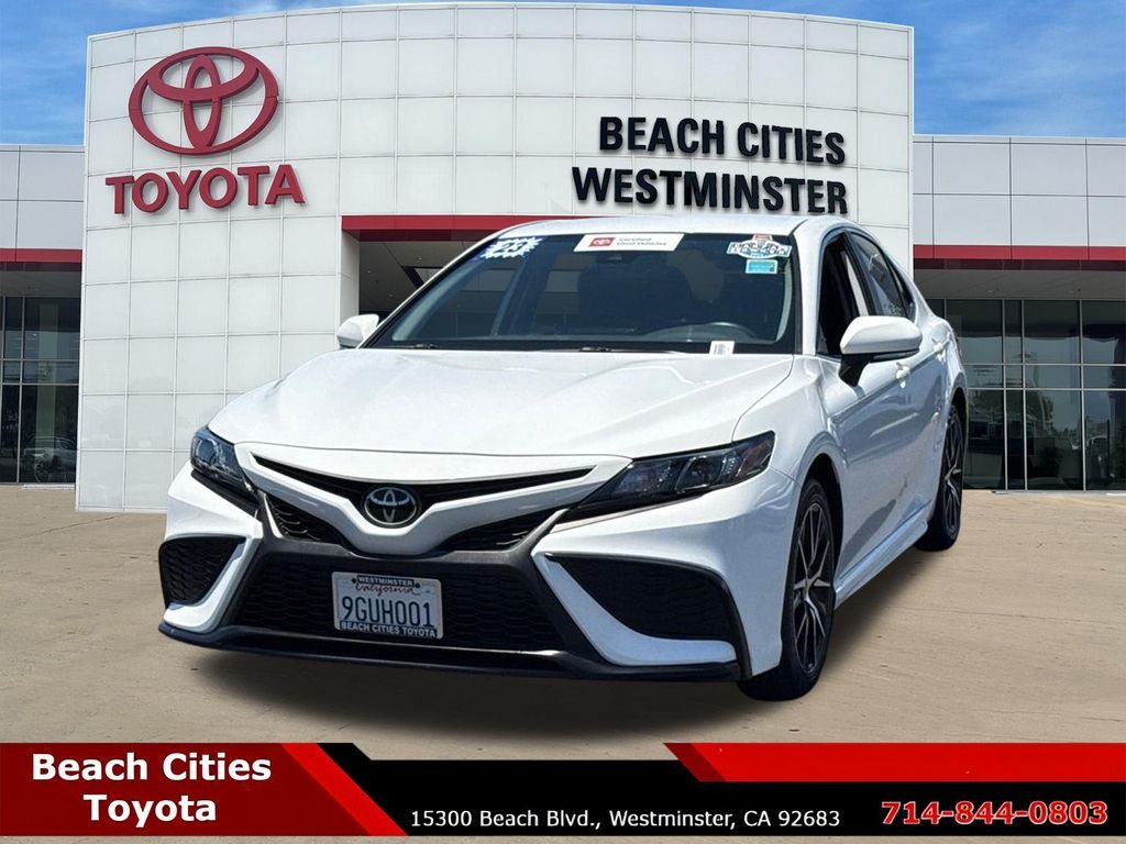 Certified Used 2023 White Toyota SE image 5