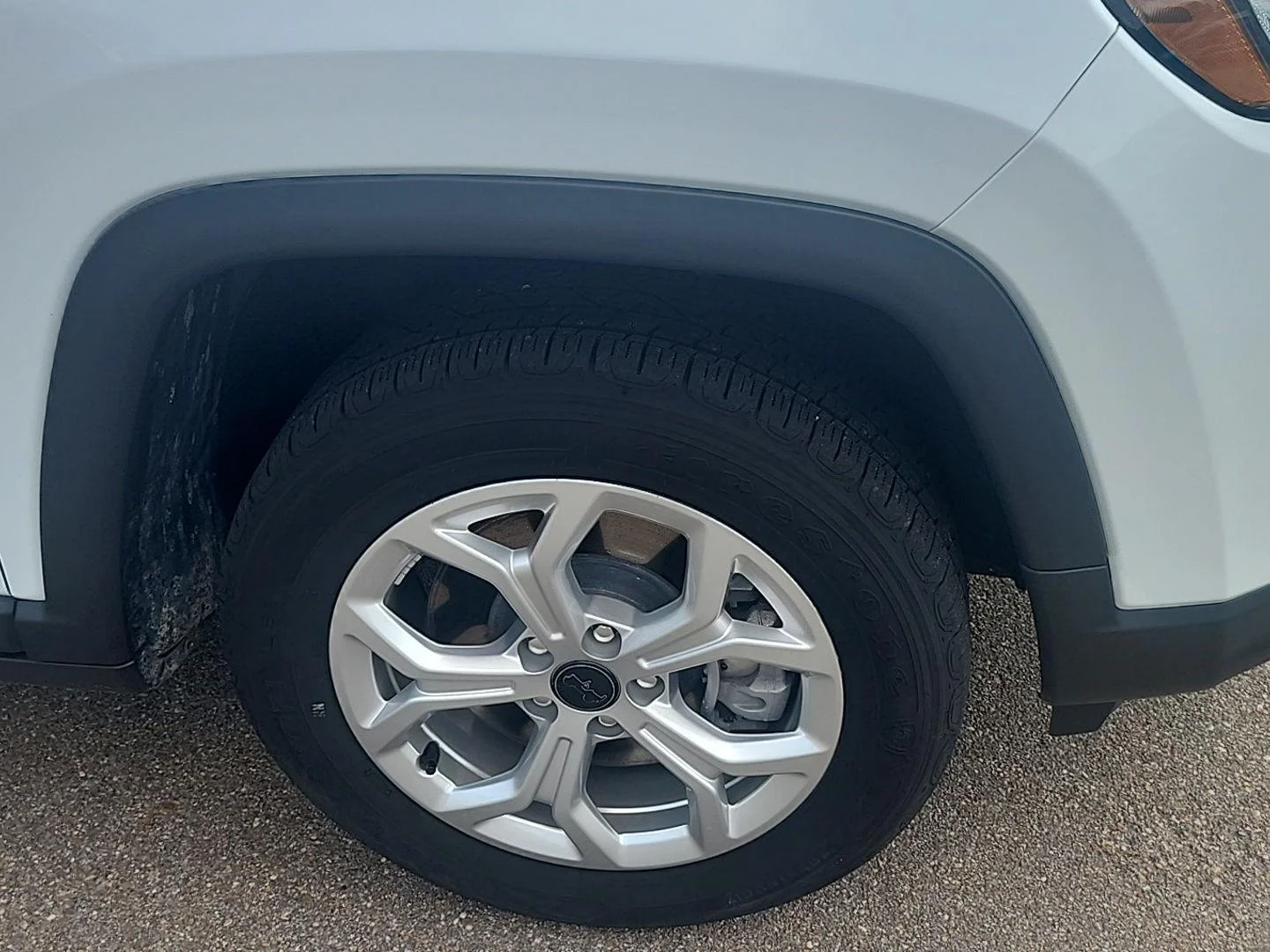 Used 2025 Bright White Clearcoat Jeep Sport image 21