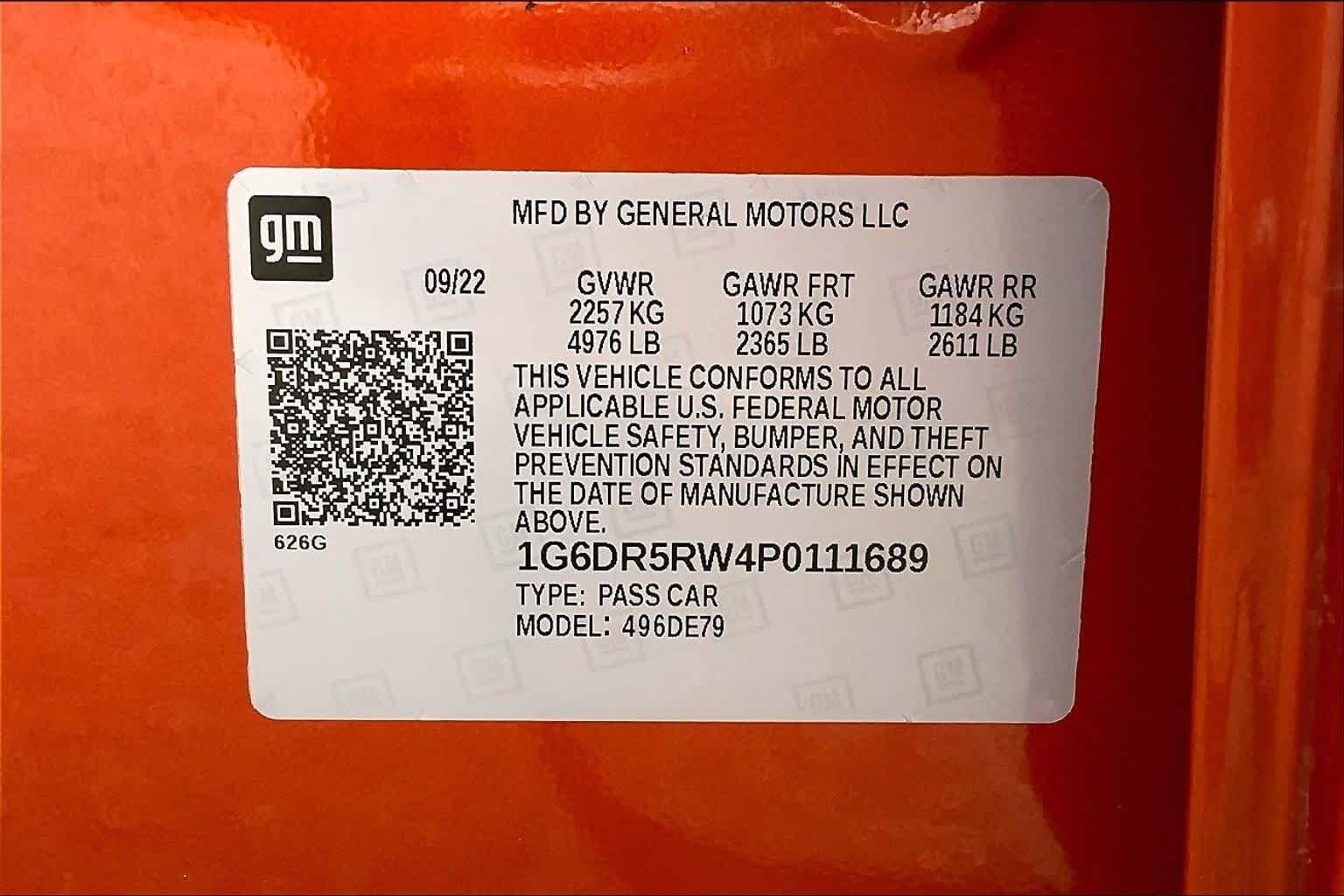 Used 2023 Blaze Orange Metallic Cadillac  image 37