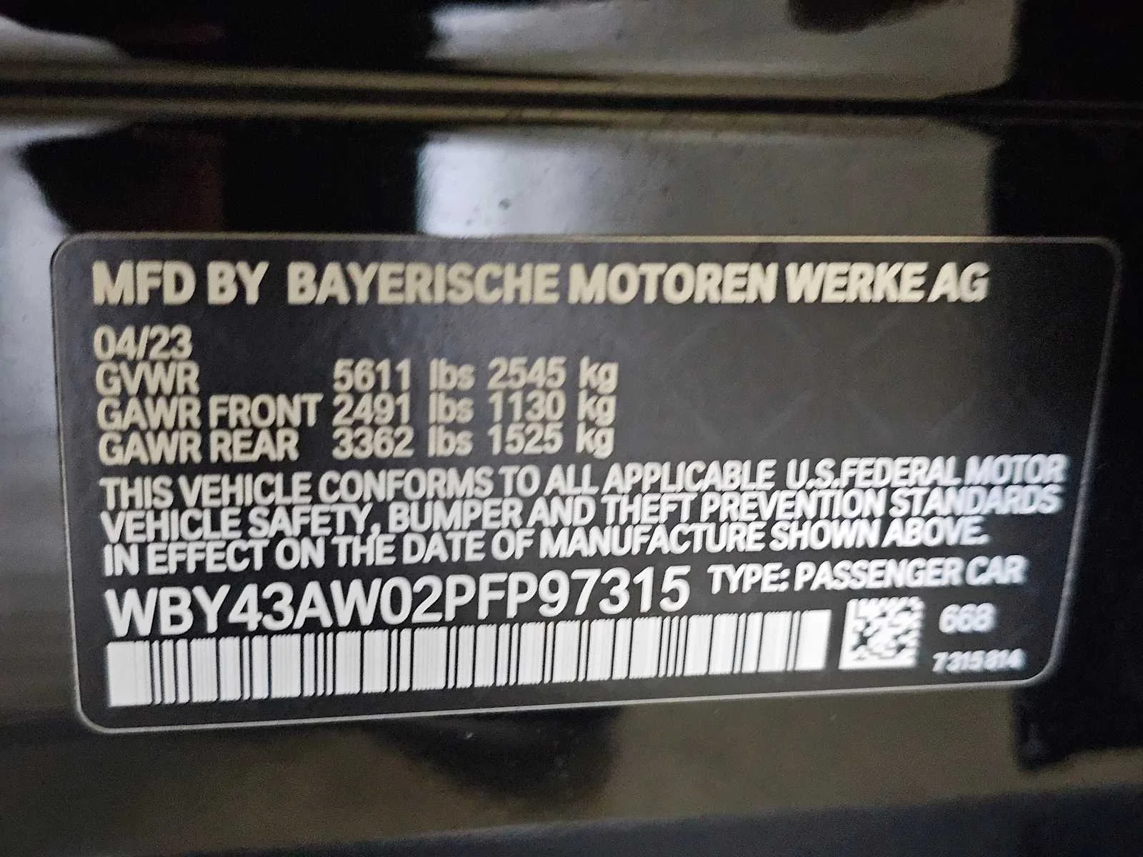 Certified Used 2023 Jet Black BMW eDrive35 image 36
