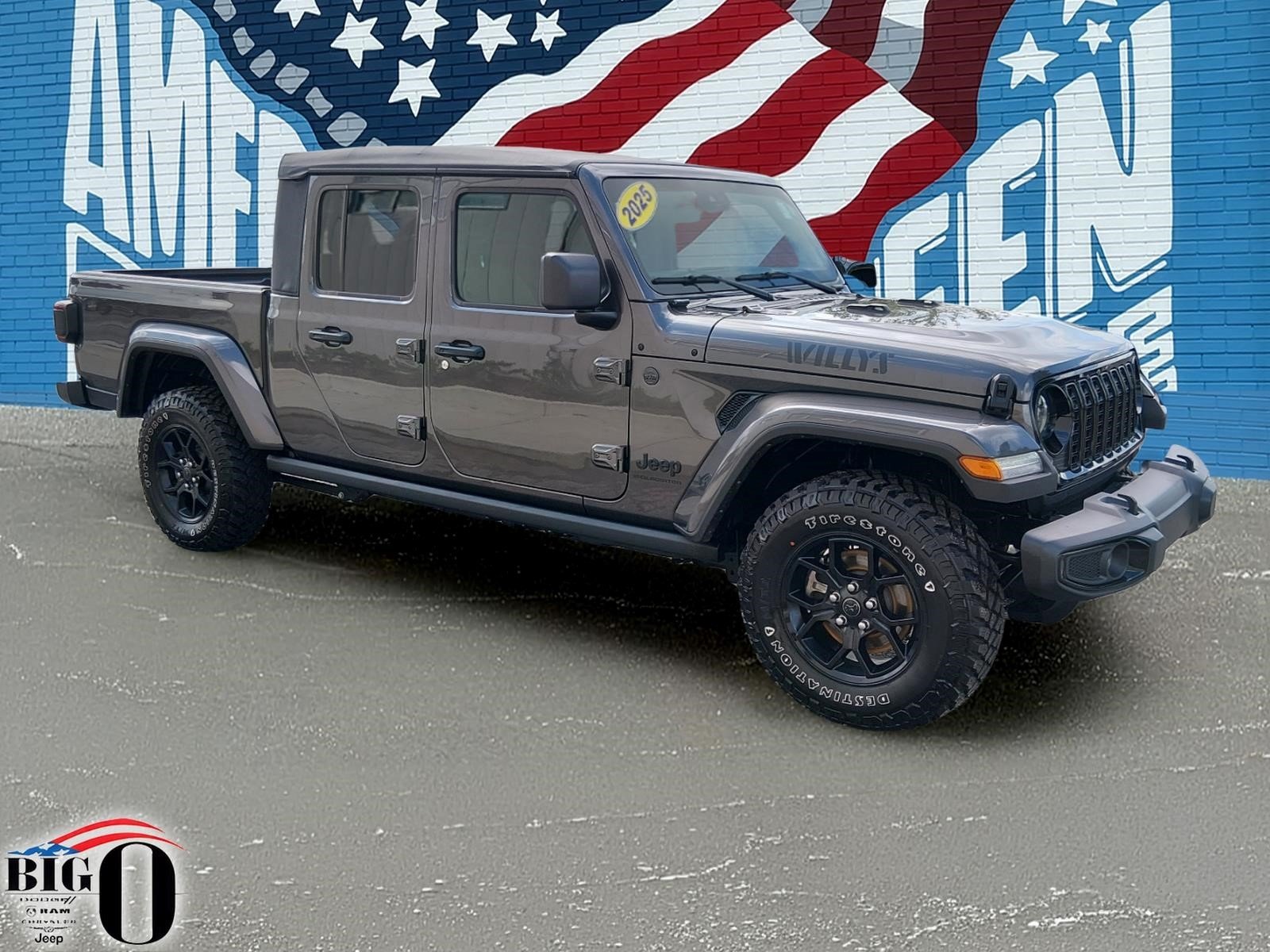 Used 2025 Granite Crystal Metallic Clear Coat Jeep Willys image 1