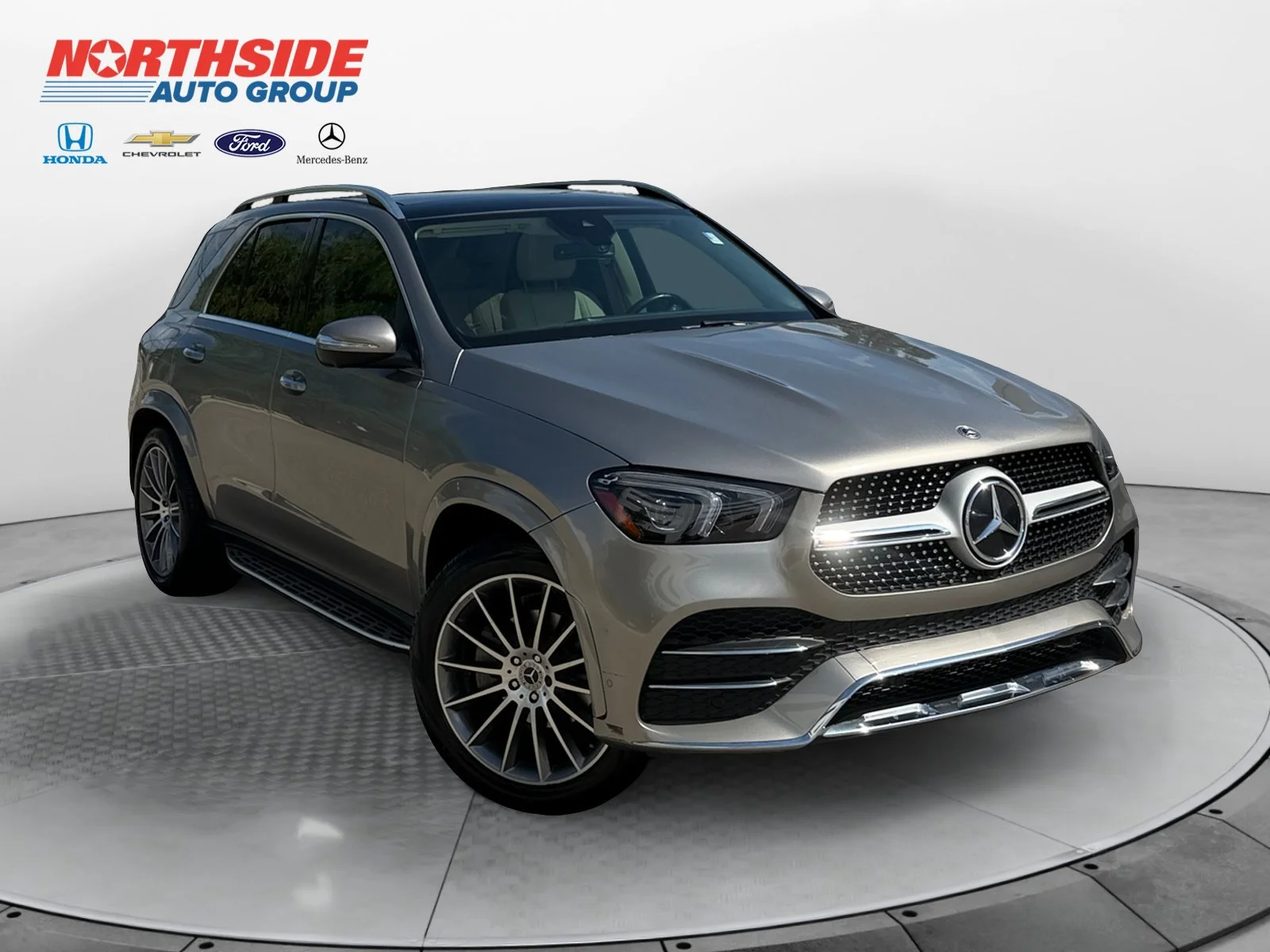 Used 2022 Mojave Silver Metallic Mercedes-Benz GLE 350 image 1