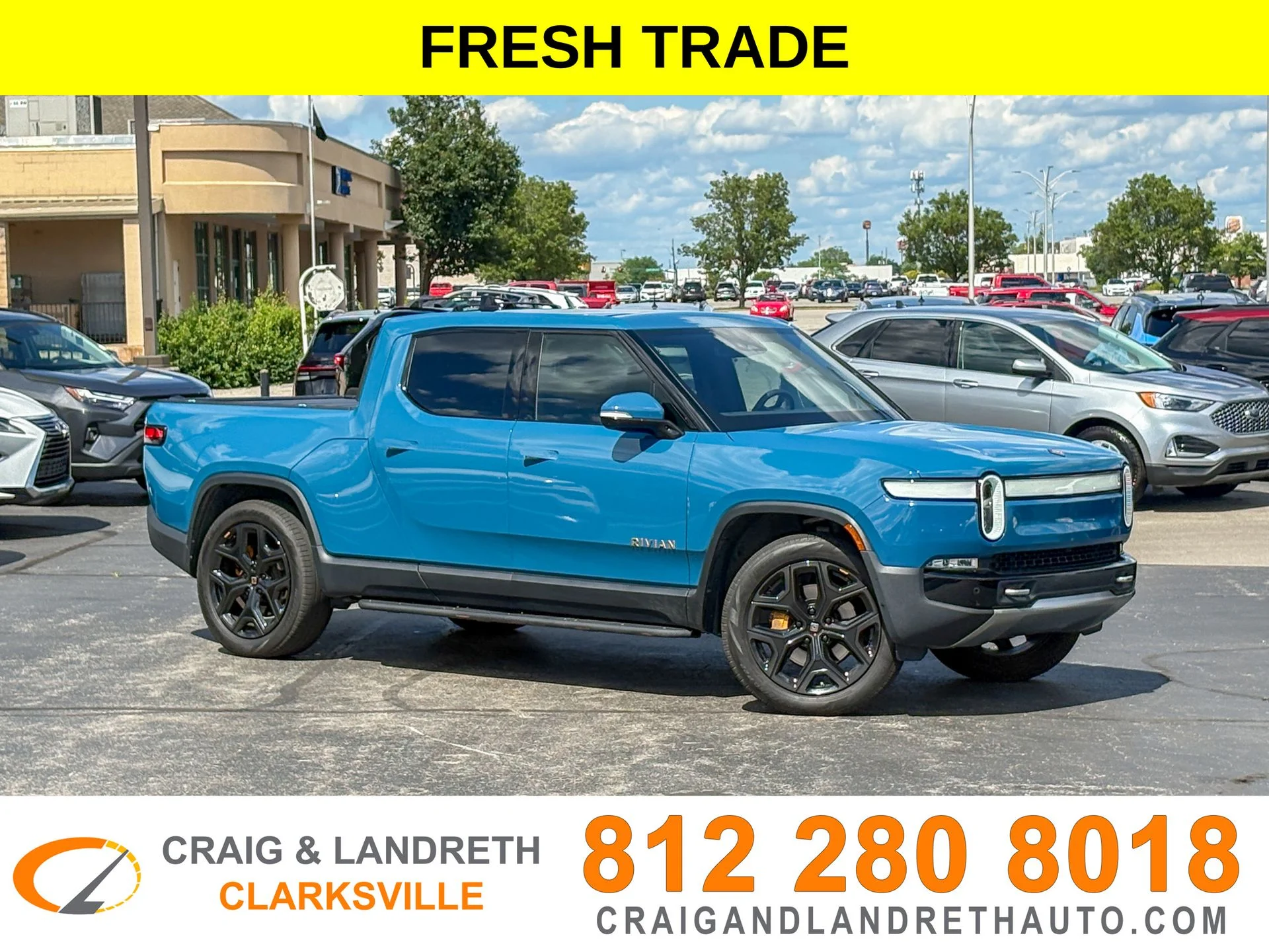 Used 2022 Blue Rivian Adventure image 1