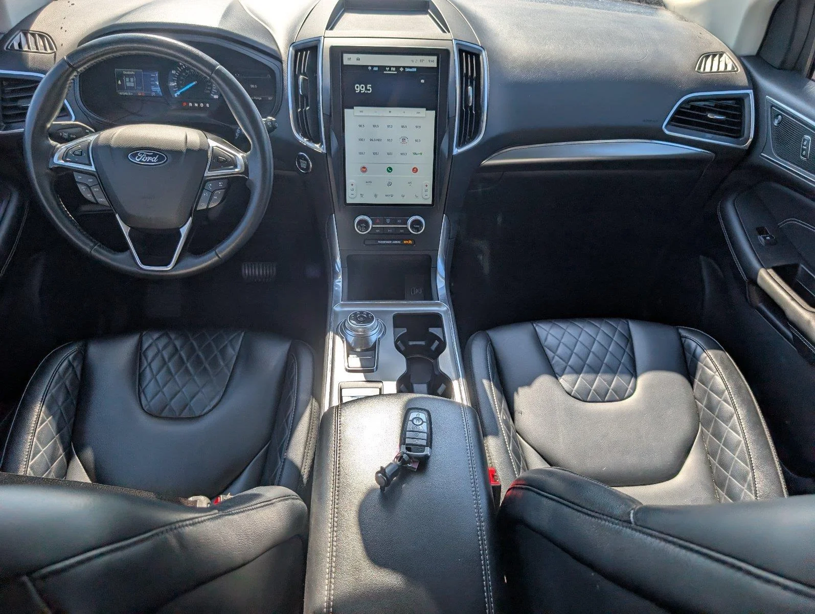 Used 2024 Stone Blue Ford Titanium image 33