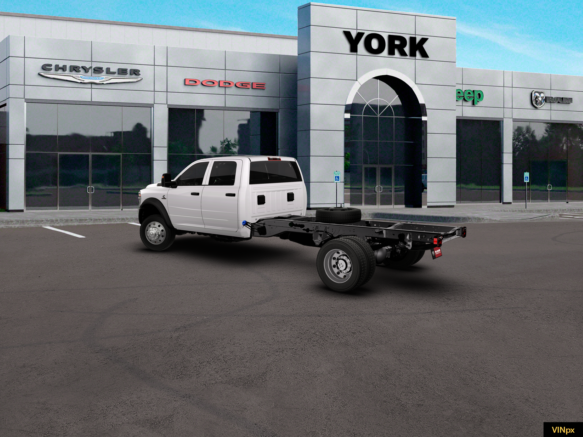 New 2026 Bright White Clear-Coat Exterior Paint RAM Tradesman image 4