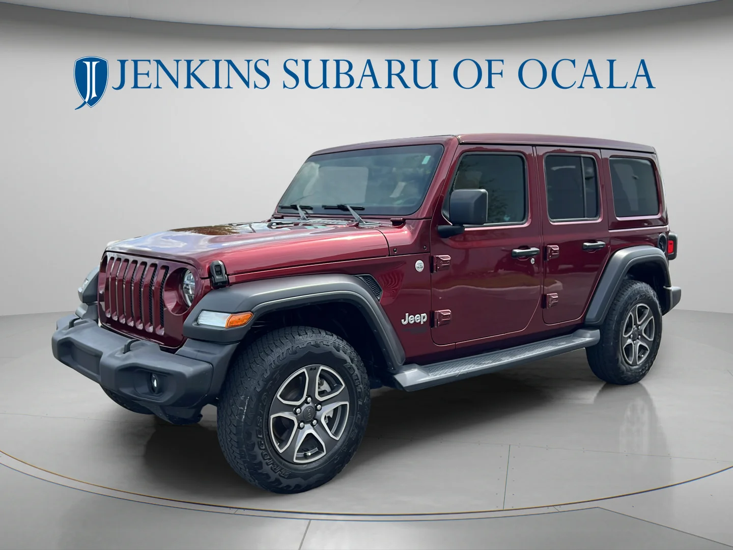 Used 2021 Snazzberry Pearlcoat Jeep Unlimited Sport S image 7