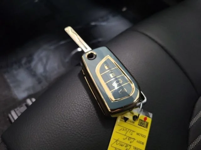 Used 2023 Celestial Silver Metallic Toyota SE image 31