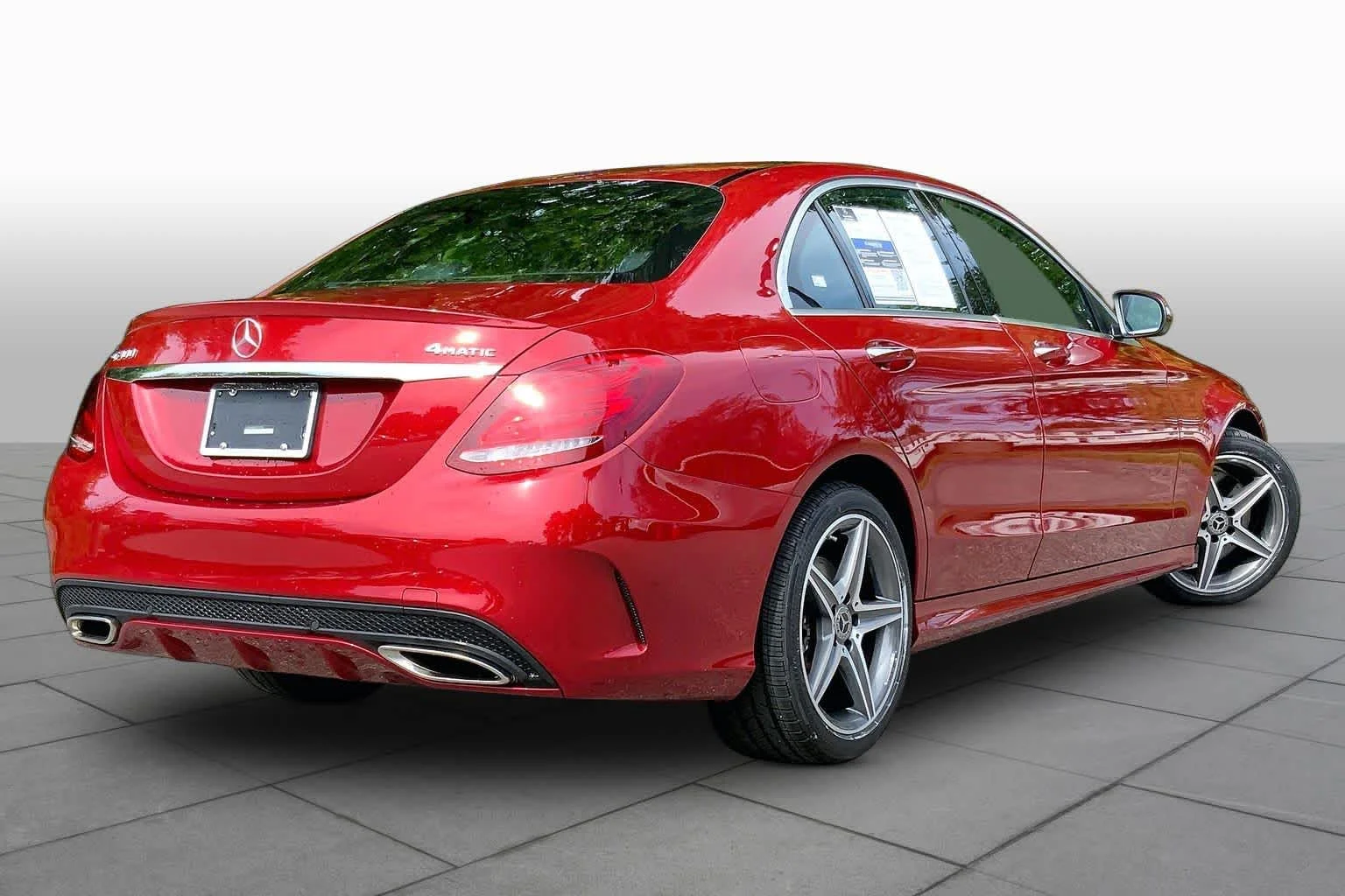 Used 2018 designo Cardinal Red Metallic Mercedes-Benz C 300 image 13