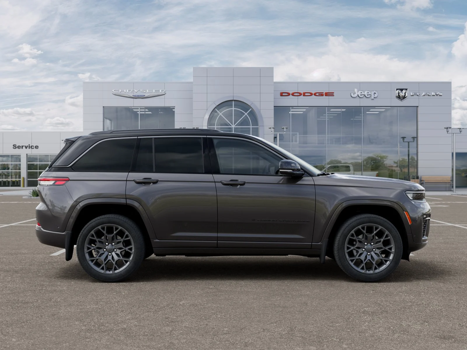 New 2026 Baltic Gray Metallic Clear-Coat Exterior Paint Jeep Summit image 49