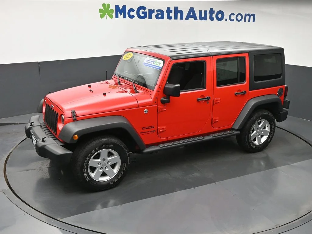 Certified Used 2018 Red Jeep Unlimited Sport image 21