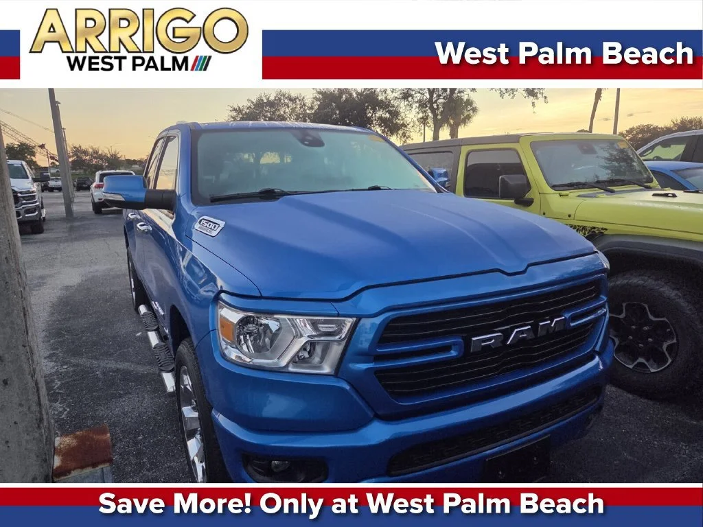 Used 2021 Hydro Blue Pearlcoat Ram Big Horn image 1