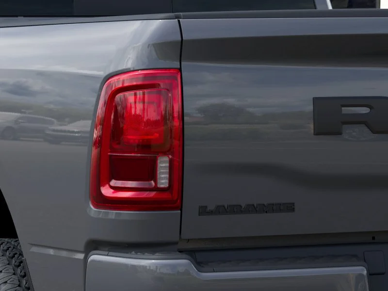 New 2027 Ceramic Gray Clear-Coat Exterior Paint RAM Laramie 4x4 Crew Cab 6