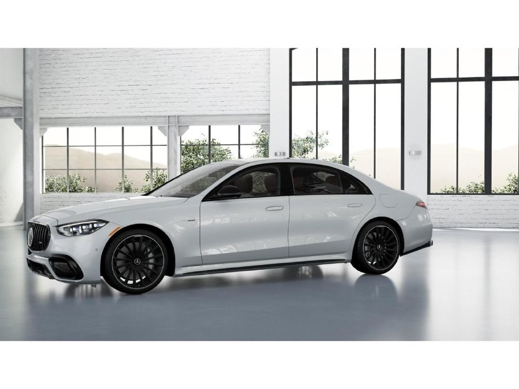 New 2026 MANUFAKTUR Moonlight White Metallic Mercedes-AMG AMG® S 63 E 4MATIC Sedan image 36