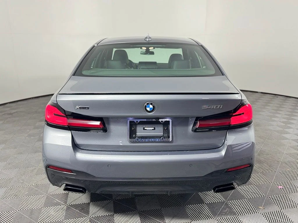 Certified Used 2023 Skyscraper Grey Metallic BMW 540i xDrive image 6