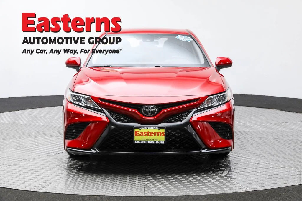 Used 2020 Red Toyota SE image 2