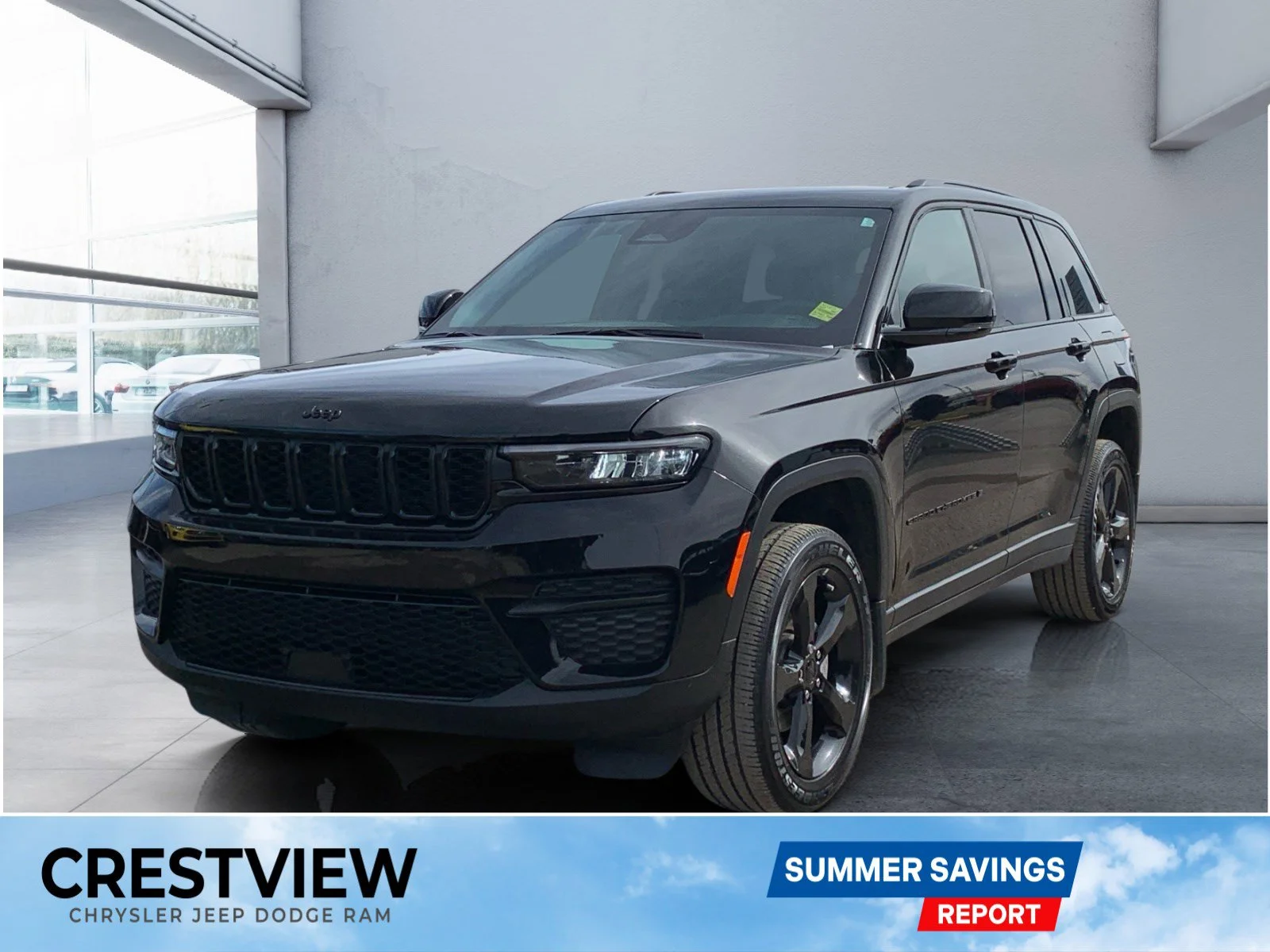Certified Used 2025 Black Jeep Altitude image 1