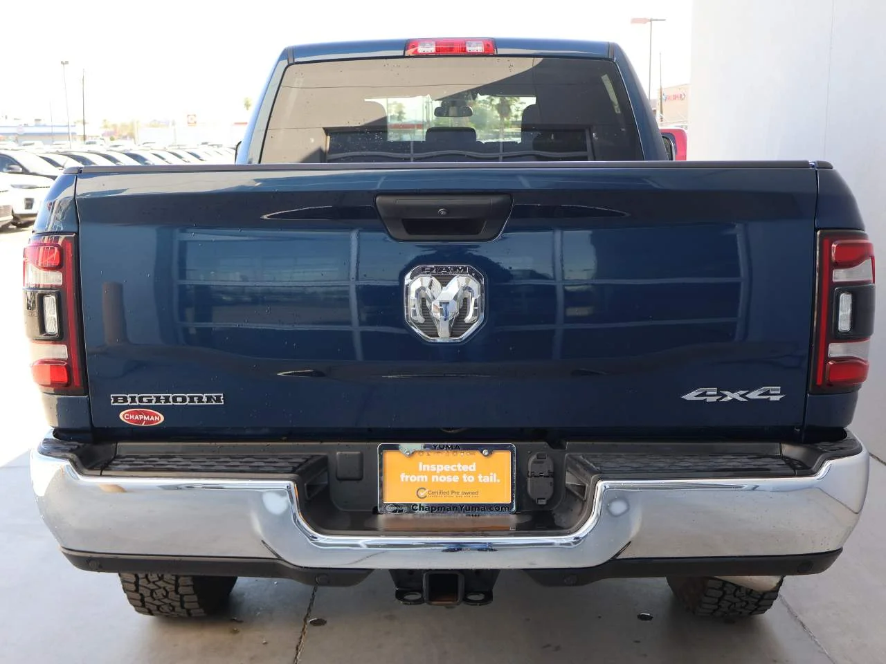 Used 2022 Patriot Blue Pearl Coat Ram Big Horn Crew Cab image 4