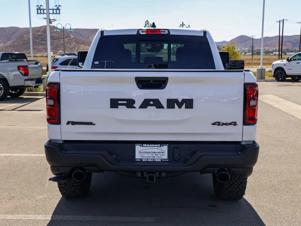 New 2026 Bright White Clear-Coat Exterior Paint RAM Rebel image 120
